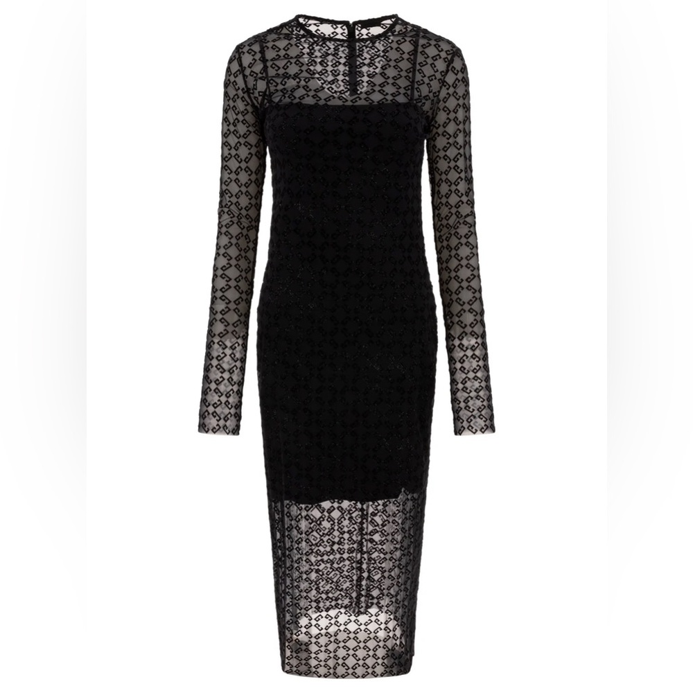 NWOT Givenchy Monogrammed Crew Neck Dress - Picture 3 of 6